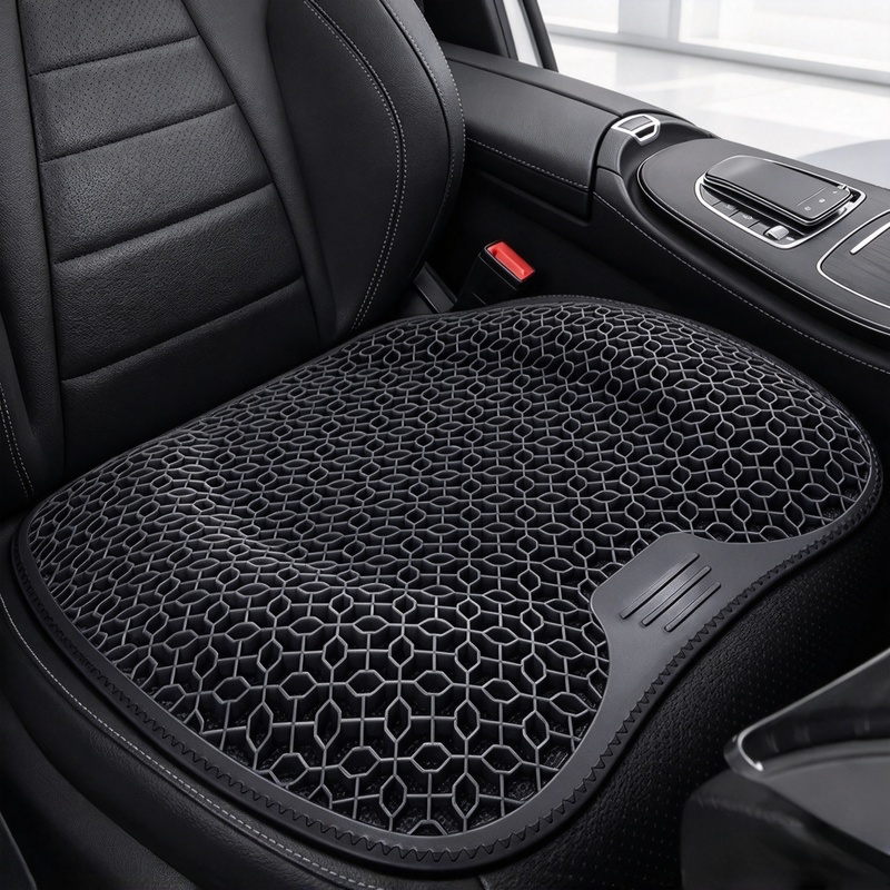 Office Chair Cushion - Breathable Honeycomb Gel Seat Cushion, Ergonomic