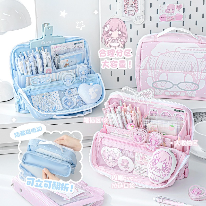 RosyPosy Cute Anime Pencil Cas - Desk Organizer ulasan dan harga