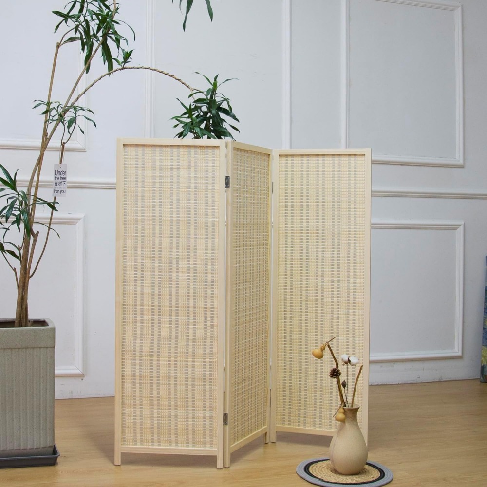 3 Panel Short Room Divider Scr - Partition Screen Divider ulasan dan harga