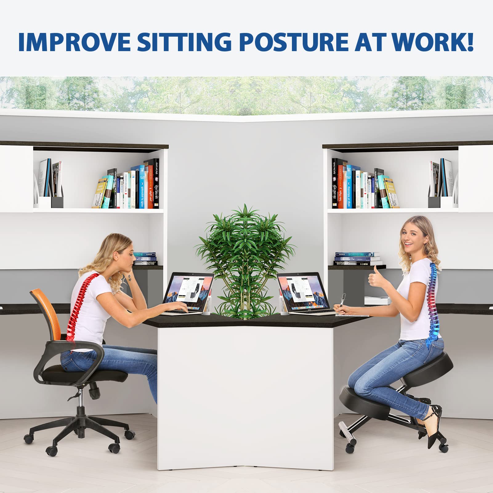 Kneeling Chair Ergonomic for O - Office Stool ulasan dan harga