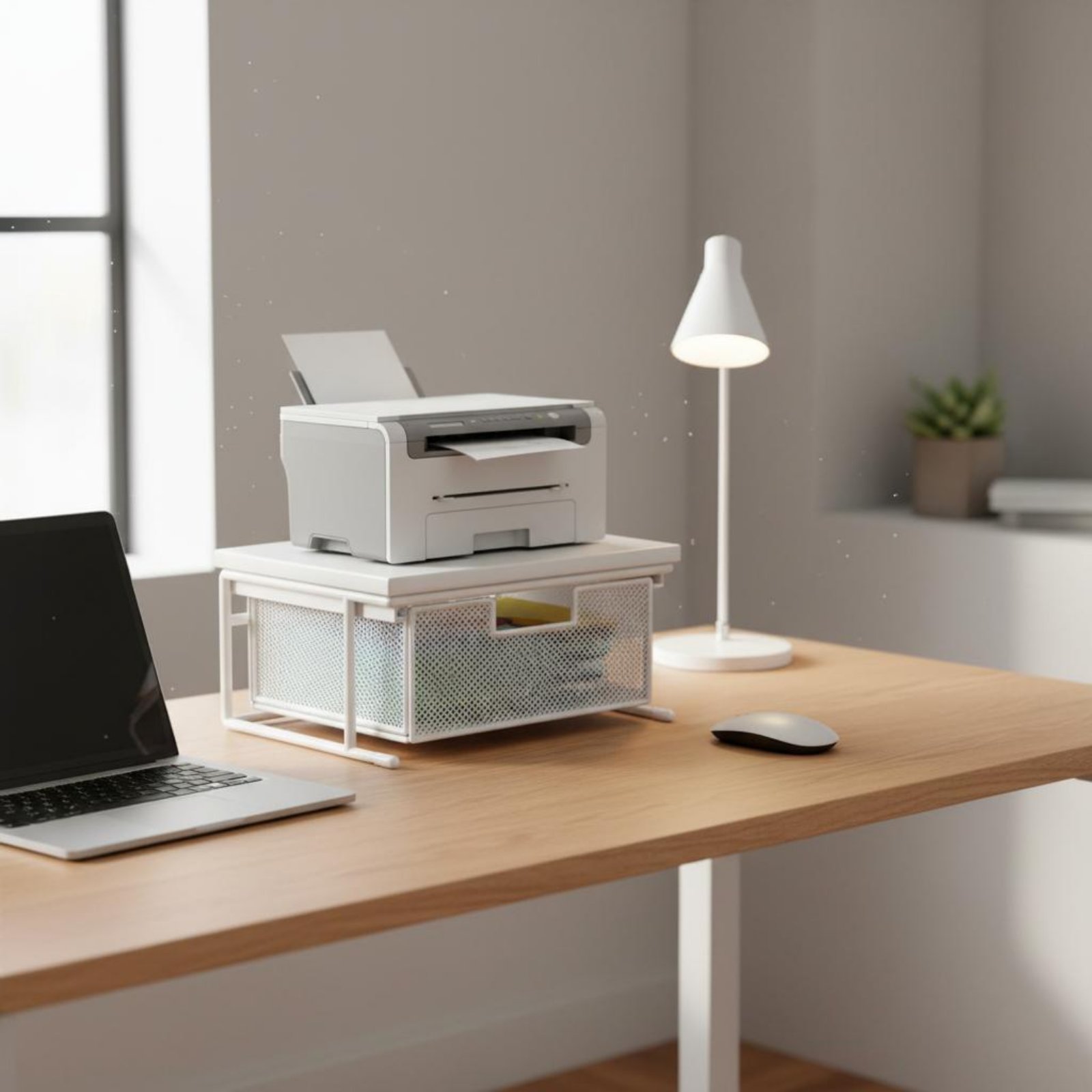 Printer Stand with Drawer Spac - Printer Stand ulasan dan harga