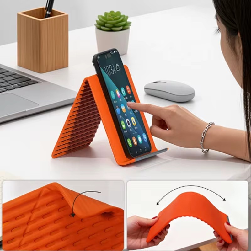 Portable Silicone Mobile Phone - Standing Desk ulasan dan harga