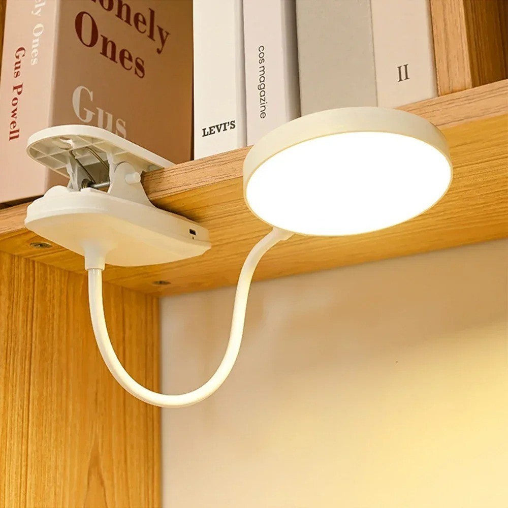 Portable USB Rechargeable Clip - Desk Lamp ulasan dan harga