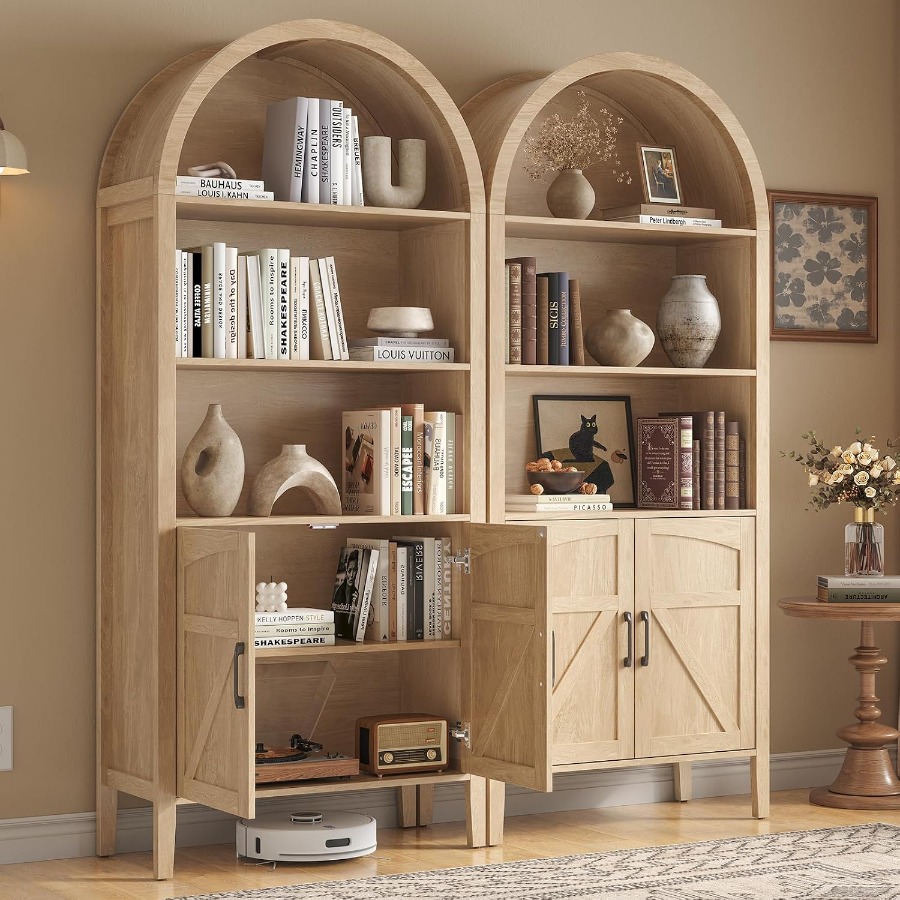 71 Arched Display Bookshelf fo - Bookshelf ulasan dan harga