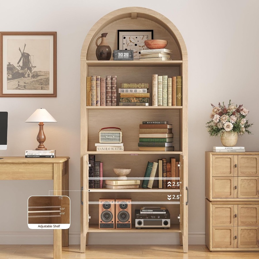 71 Arched Display Bookshelf fo - Bookshelf ulasan dan harga