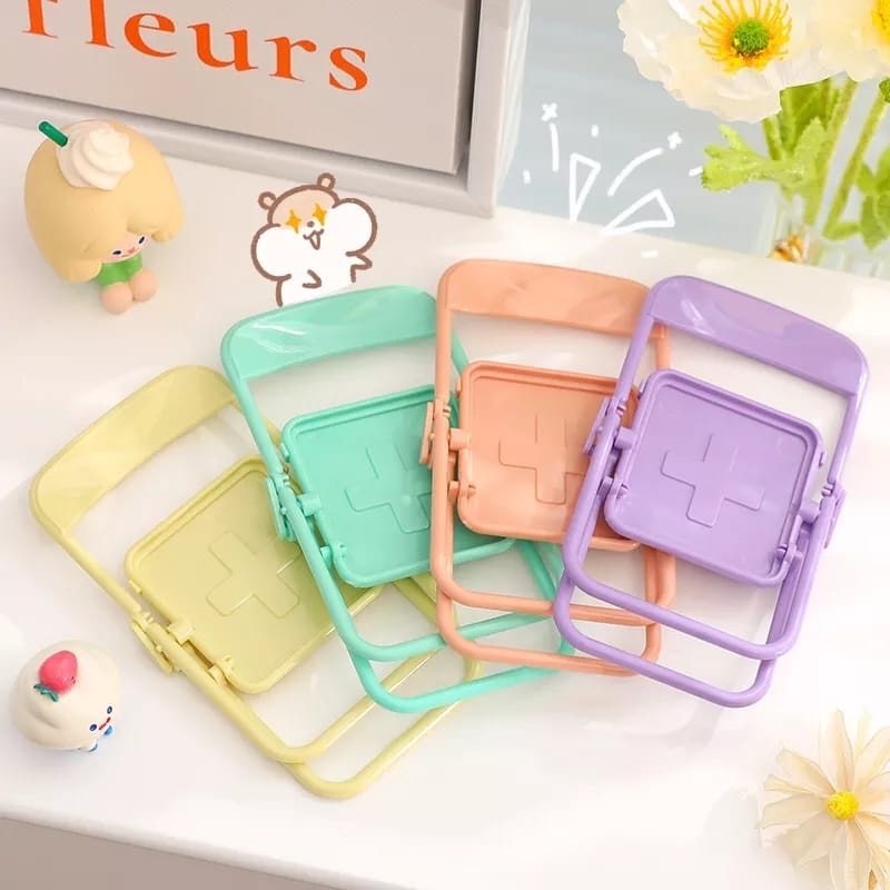 Cute Chair Phone Holder Stand  - Office Stool ulasan dan harga