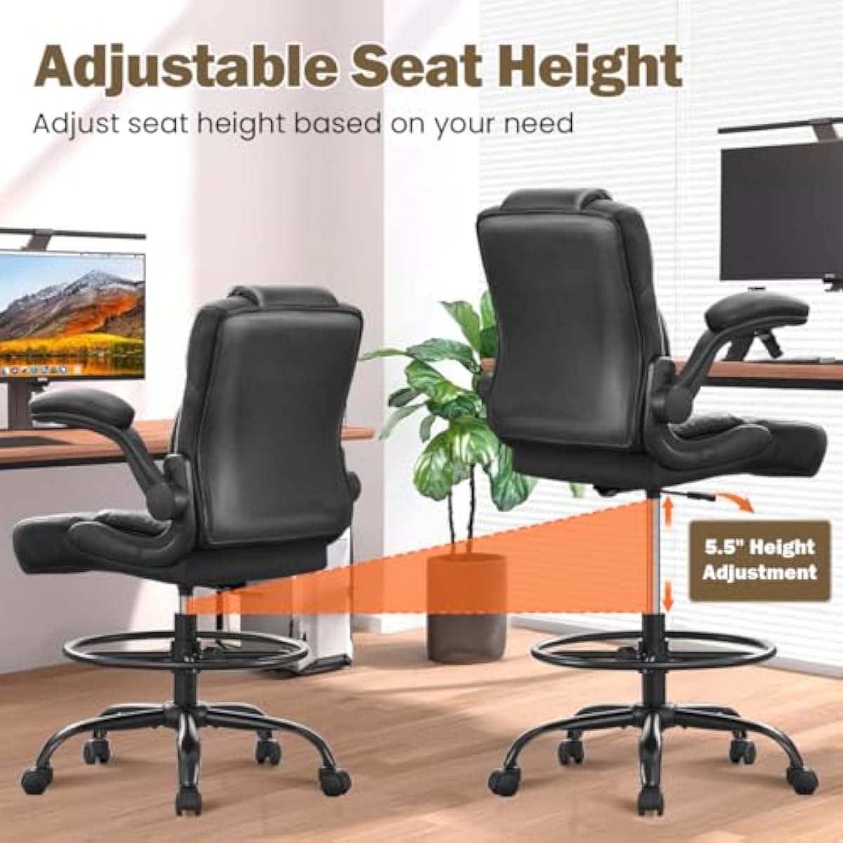 Ergonomic Tall Stool for Stand - Standing Desk ulasan dan harga