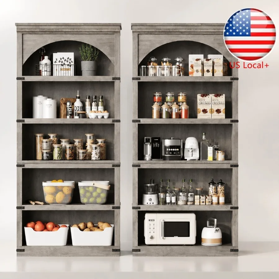 68.7 Tall Farmhouse Arched Boo - Bookshelf ulasan dan harga