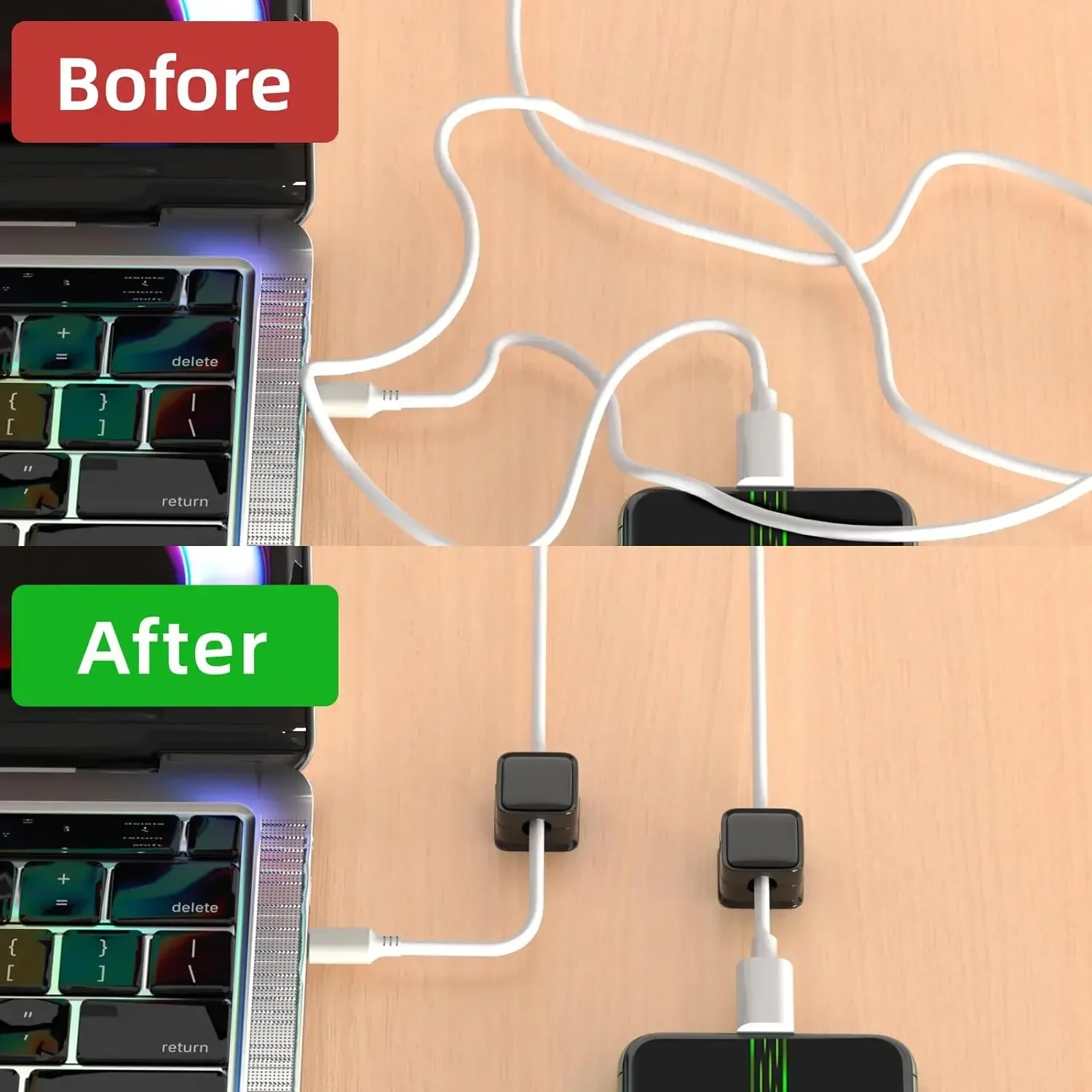 Mini Cable Organizer Holder Ma - Desk Organizer ulasan dan harga